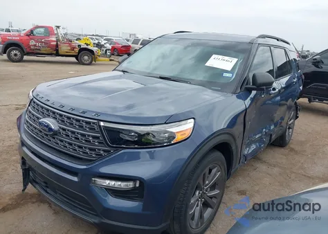 2021 Ford Explorer Xlt из США, поврежденный, VIN 1FMSK7DH7MGC47908